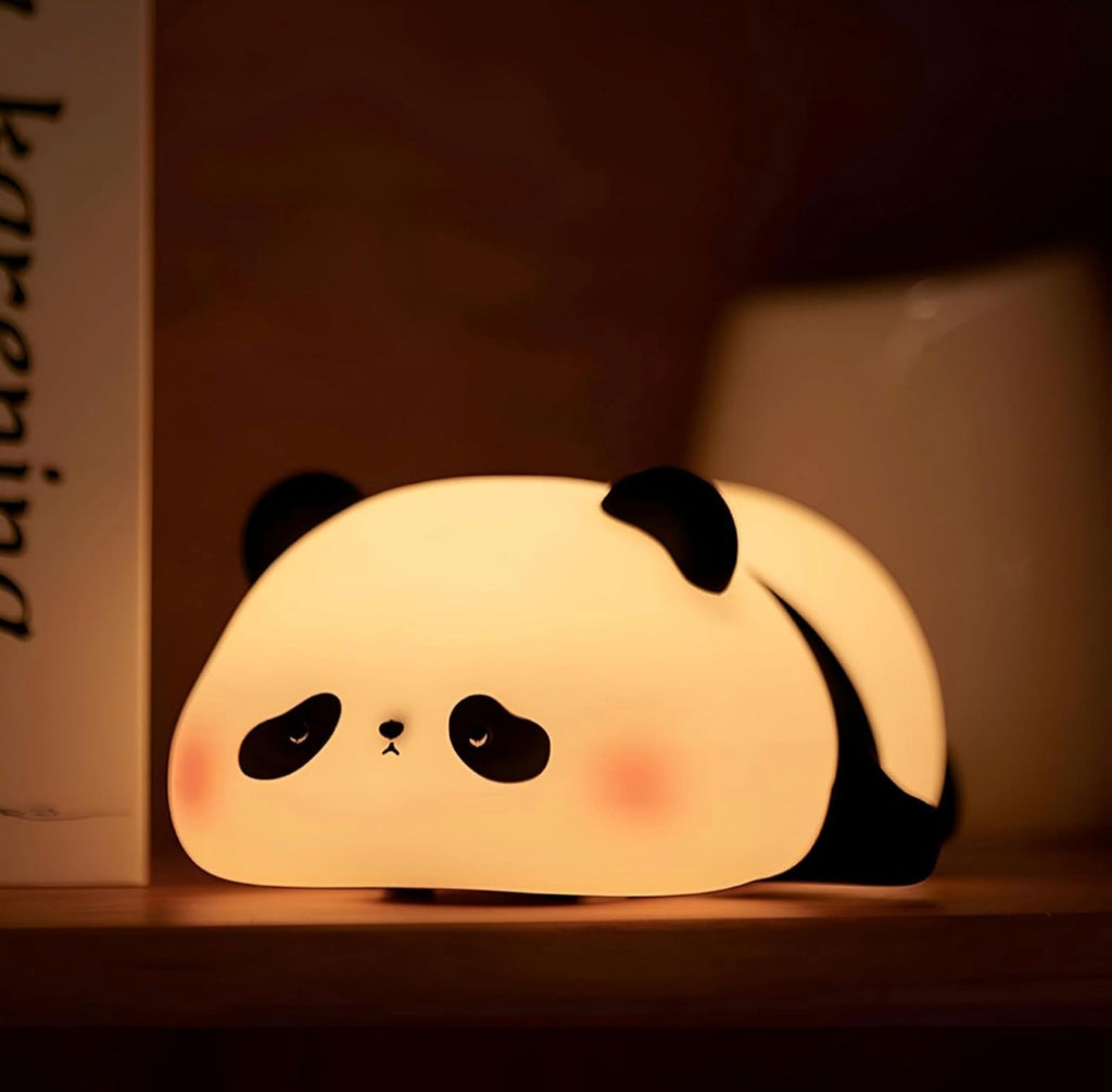 Sleeping panda silicon lamp| Rechargeable