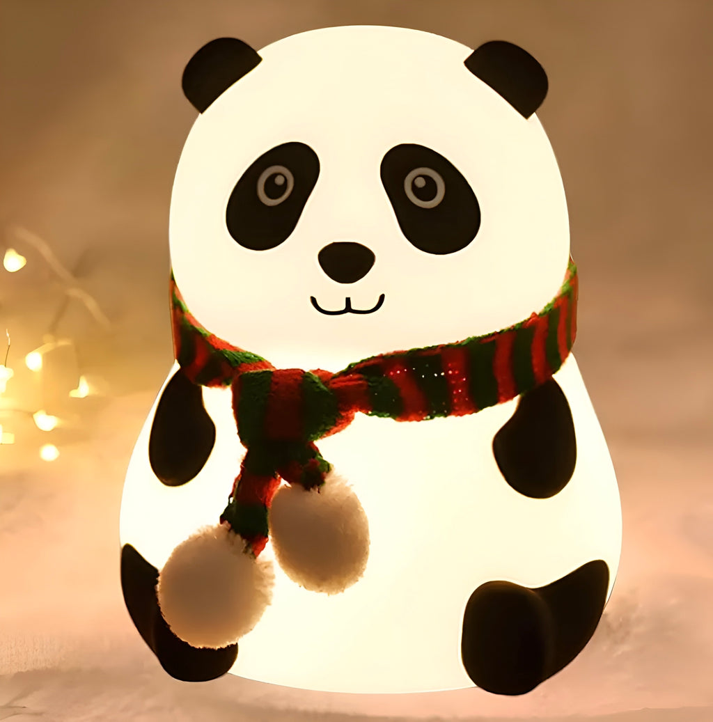 Cute panda silicon lamp| Rechargeable